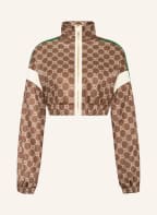 GUCCI Cropped-Blouson , Farbe: 3357 MILITARY GREEN/IVORY (Bild 1)