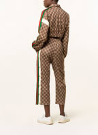 GUCCI Cropped-Blouson , Farbe: 3357 MILITARY GREEN/IVORY (Bild 1)