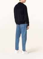 WOOLRICH Strickjacke SUNDANCE im Materialmix, Farbe: DUNKELBLAU (Bild 1)