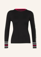 ONE MORE STORY Pullover mit Galonstreifen, Farbe: SCHWARZ (Bild 1)