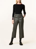 ONE MORE STORY Pullover mit Galonstreifen, Farbe: SCHWARZ (Bild 1)