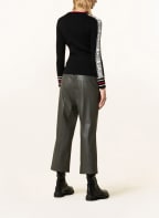 ONE MORE STORY Pullover mit Galonstreifen, Farbe: SCHWARZ (Bild 1)