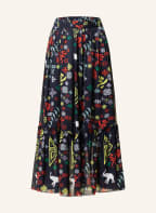 MRS & HUGS Skirt with ruffle trim, Color: DARK BLUE/ RED/ YELLOW (Image 1)