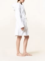 weseta switzerland Unisex bathrobe DREAMFLOR with hood, Color: WHITE (Image 1)
