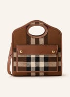 BURBERRY Handtasche POCKET MINI, Farbe: BRAUN/ SCHWARZ/ CREME (Bild 1)