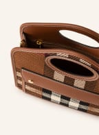 BURBERRY Handtasche POCKET MINI, Farbe: BRAUN/ SCHWARZ/ CREME (Bild 1)