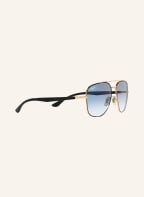 Ray-Ban Sonnenbrille RB3683, Farbe: 90003F - SCHWARZ/ BLAU VERLAUF (Bild 1)