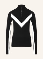 WE NORWEGIANS Funktionswäsche-Shirt VOSS aus Merinowolle, Farbe: SCHWARZ/ WEISS (Bild 1)