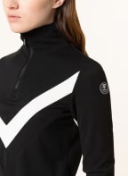 WE NORWEGIANS Funktionswäsche-Shirt VOSS aus Merinowolle, Farbe: SCHWARZ/ WEISS (Bild 1)