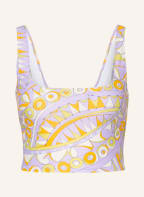 EMILIO PUCCI Cropped-Top, Farbe: CREME/ HELLLILA/ HELLGRÜN (Bild 1)