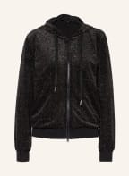 Princess GOES HOLLYWOOD Sweatjacke mit Schmucksteinbesatz , Farbe: SCHWARZ/ BLAU/ ROSA (Bild 1)