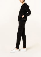 Princess GOES HOLLYWOOD Sweatjacke mit Schmucksteinbesatz , Farbe: SCHWARZ/ BLAU/ ROSA (Bild 1)