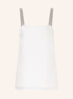 FABIANA FILIPPI Seidentop, Farbe: SILBER/ CREME (Bild 1)