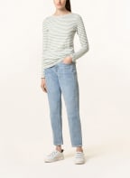 Marc O'Polo Longsleeve , Farbe: HELLGRÜN/ ECRU (Bild 1)
