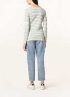 Marc O'Polo Longsleeve , Farbe: HELLGRÜN/ ECRU (Bild 1)