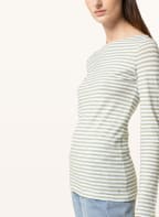 Marc O'Polo Longsleeve , Farbe: HELLGRÜN/ ECRU (Bild 1)