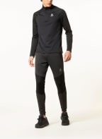 odlo Laufhose RUN EASY WARM, Farbe: DUNKELGRAU/ SCHWARZ (Bild 1)