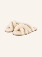 UGG Hausschuhe SCUFFITA mit Lammfell, Farbe: ECRU (Bild 1)