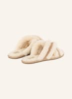UGG Hausschuhe SCUFFITA mit Lammfell, Farbe: ECRU (Bild 1)