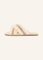 UGG Hausschuhe SCUFFITA mit Lammfell, Farbe: ECRU (Bild 1)