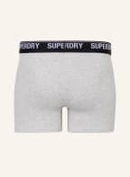 Superdry 3er-Pack Boxershorts, Farbe: HELLGRAU/ SCHWARZ/ ORANGE (Bild 1)