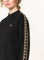FRED PERRY Sweatkleid mit Galonstreifen, Farbe: SCHWARZ (Bild 1)