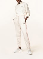 adidas Originals Cropped-Fleeceshirt, Farbe: CREME/ SCHWARZ (Bild 1)