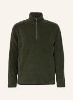 FRED PERRY Fleece-Troyer, Farbe: DUNKELGRÜN (Bild 1)