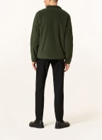 FRED PERRY Fleece-Troyer, Farbe: DUNKELGRÜN (Bild 1)