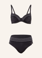 Charmline Underwired bikini PURE LINES, Color: BLACK/ WHITE (Image 1)