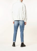 TOMMY JEANS Fleece jacket in mixed materials, Color: WHITE (Image 1)