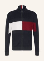 TOMMY HILFIGER Strickjacke, Farbe: DUNKELBLAU/ DUNKELROT/ CREME (Bild 1)