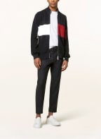 TOMMY HILFIGER Strickjacke, Farbe: DUNKELBLAU/ DUNKELROT/ CREME (Bild 1)