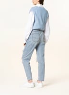 AMERICAN EAGLE Mom jeans, Color: 973 INDIGO SKYLIGHT DESTROY (Image 1)