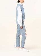 AMERICAN EAGLE Mom jeans, Color: 973 INDIGO SKYLIGHT DESTROY (Image 1)