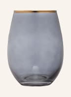 ladelle Set of 4 drinking glasses, Color: DARK BLUE/ GOLD (Image 1)