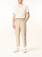 HOLZWEILER Cargo pants GINO made of corduroy relaxed fit, Color: LIGHT BROWN (Image 1)