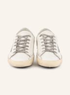 GOLDEN GOOSE Sneaker SUPER-STAR, Farbe: WEISS/ DUNKELBLAU/ SILBER (Bild 1)