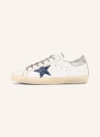 GOLDEN GOOSE Sneaker SUPER-STAR, Farbe: WEISS/ DUNKELBLAU/ SILBER (Bild 1)