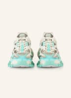 BALENCIAGA Sneaker TRACK 2.0 OPEN, Farbe: CREME/ NEONTÜRKIS (Bild 1)