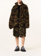 BALENCIAGA Teddyfell-Jacke , Farbe: KHAKI (Bild 1)