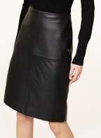SPORTMAX Lederrock SIBARI, Farbe: SCHWARZ (Bild 1)
