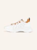 HOGAN Sneaker H585, Farbe: WEISS/ CREME/ COGNAC (Bild 1)