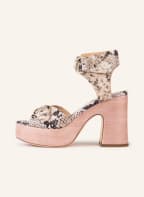 AGL Plateau-Sandalen, Farbe: SCHWARZ/ HELLGRAU/ HELLROSA (Bild 1)