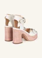 AGL Platform sandals, Color: WHITE/ NUDE (Image 1)