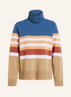 oui Rollkragenpullover, Farbe: CAMEL/ BLAU (Bild 1)