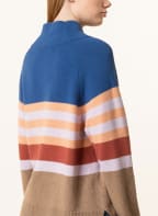 oui Rollkragenpullover, Farbe: CAMEL/ BLAU (Bild 1)