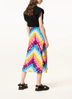 KENZO Skirt, Color: RED/ ORANGE/ DARK BLUE (Image 1)