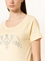 MOS MOSH T-Shirt MAG mit Nietenbesatz, Farbe: GELB (Bild 1)