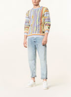 CARLO COLUCCI Pullover, Farbe: HELLBLAU/ ORANGE/ HELLGRÜN (Bild 1)